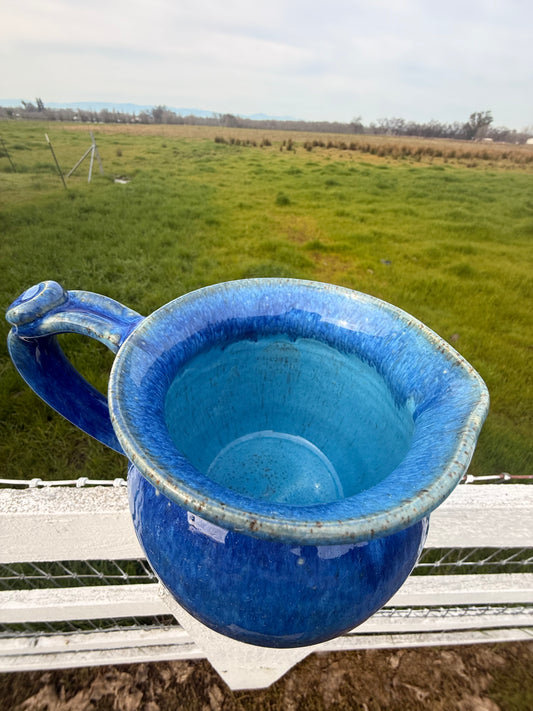 Beachy Blue Pitcher